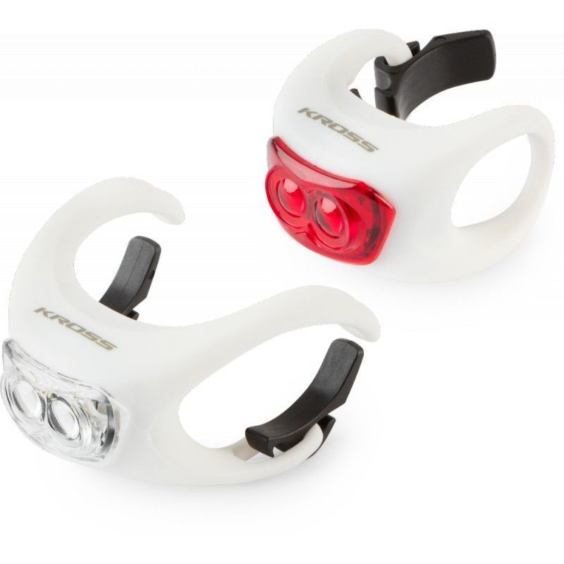 Set De Luces Led Para Bicicleta KROSS SILICON SET Lapedaleria es